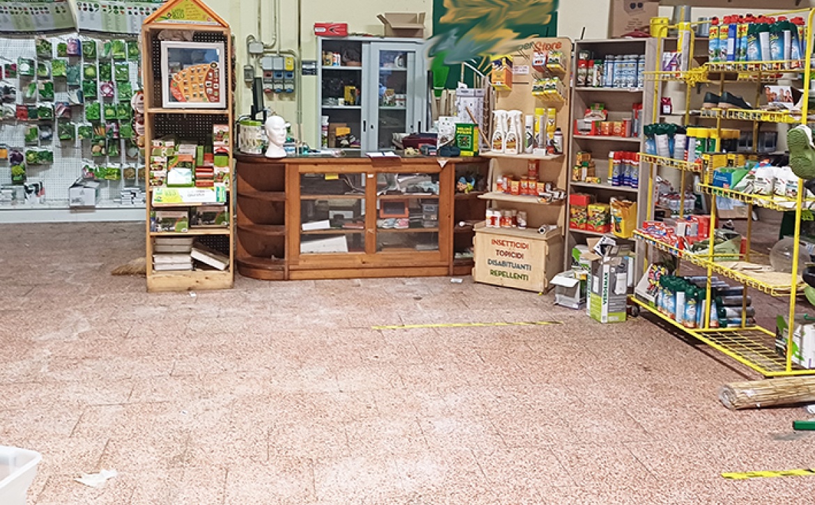 Compendio mobiliare costituito da un ingente quantitativo di materiali